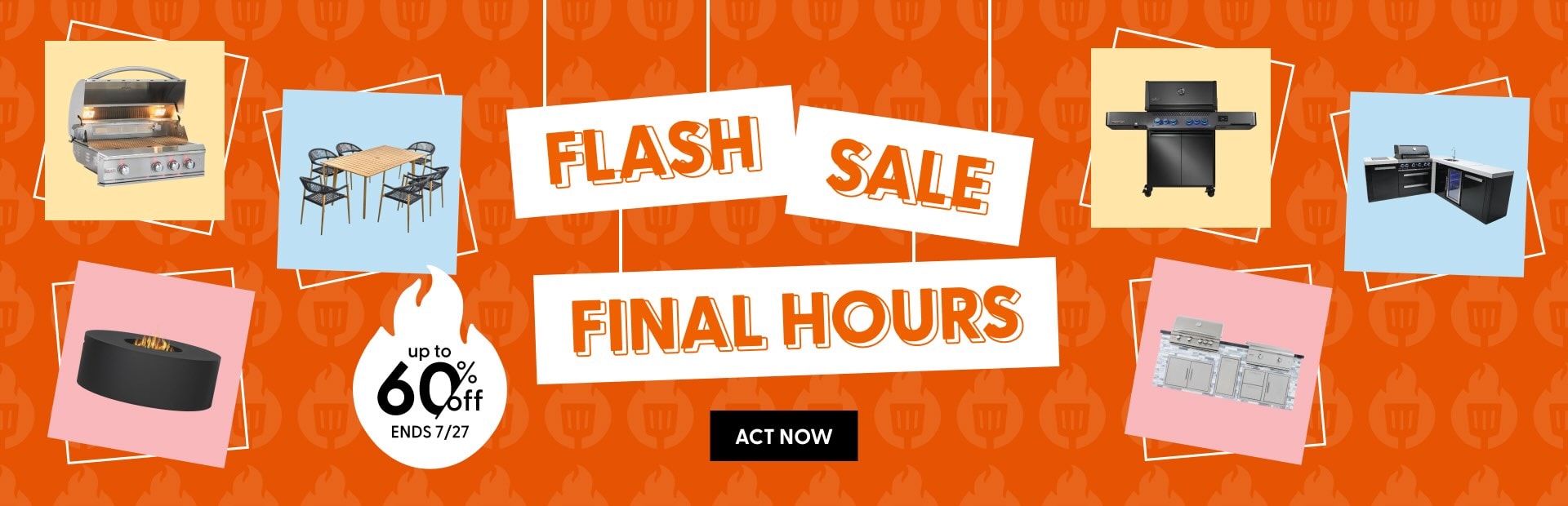 Flash Sale. Final Hours. Up to 60% Off Ends Today. Act Now.