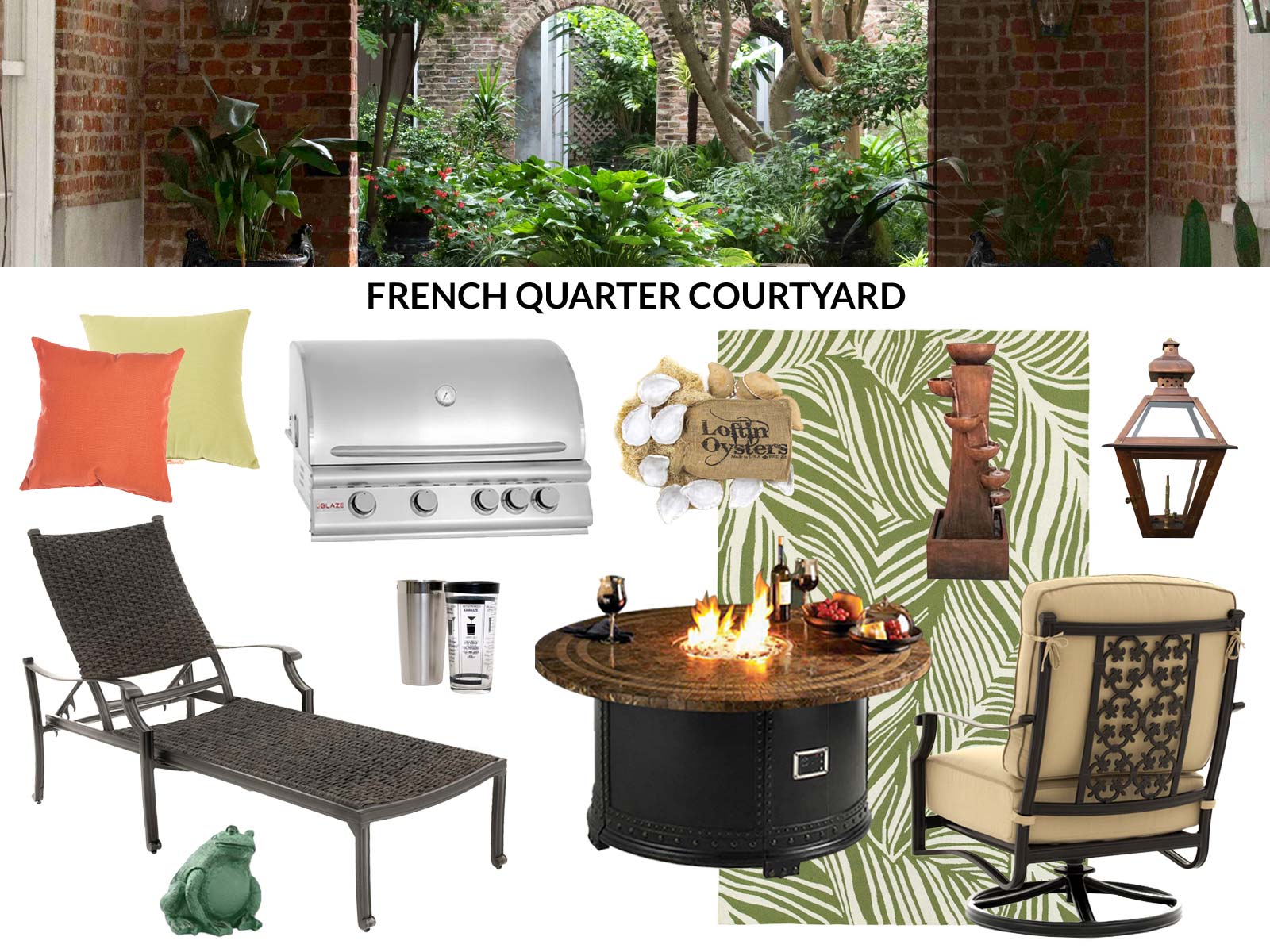 French Quarter Courtyard Ultimate Patio