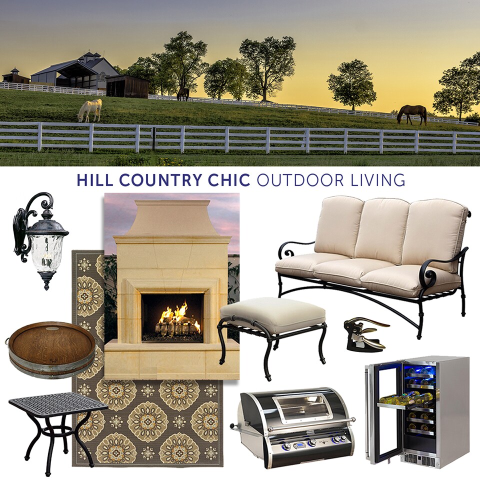 Creating a Chic Outdoor Living Room Hill Country Chic
