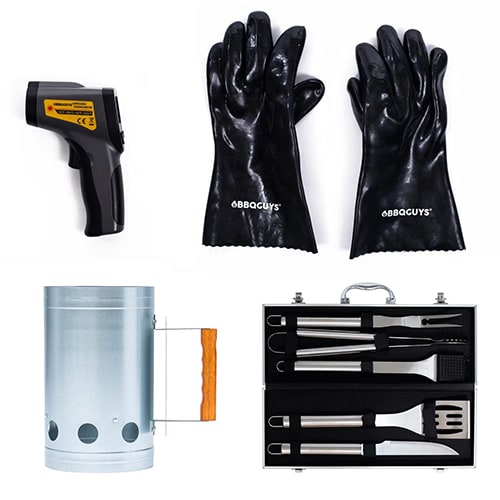 BBQGuys Signature Start it Up Charcoal Griller Gift Set