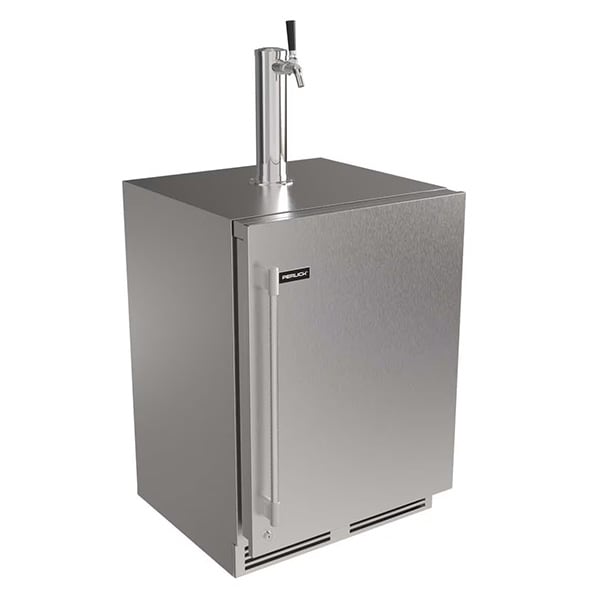Perlick G5 Luxe 5.1 Cu. Ft. Stainless Steel Dual Tap Beverage Dispenser