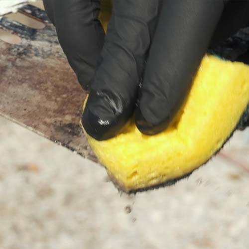 Beautiful beef burger assembled with all the fixings