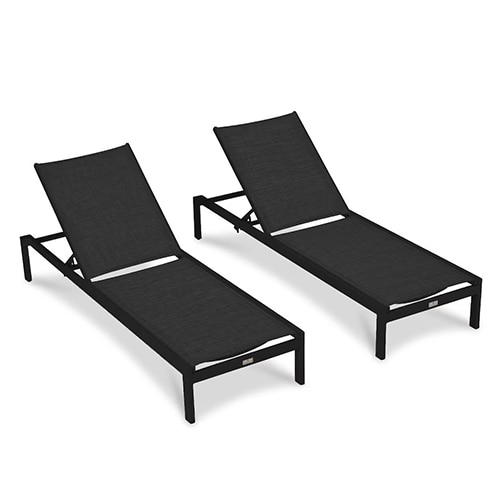 Spring Bay 2 Pc Aluminum Chaise Lounge Set