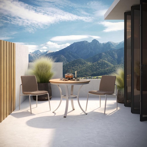 Orso Wicker Bistro Set by Oxford Garden