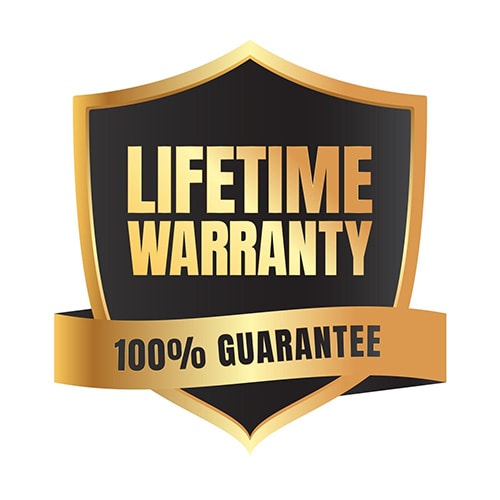 Victory best-in-class lifetime warranty badge