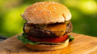 Homemade Grilled Veggie Burger