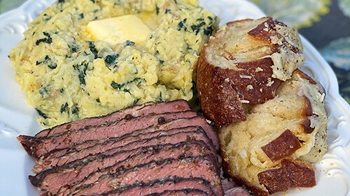 Traeger-Smoked Corned Beef Brisket & Colcannon Potatoes from Seattle Butcher’s Wife-image