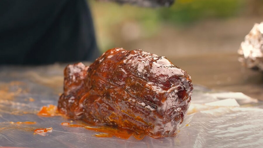 Smoking BBQ Competition Pork Butt Master Grillability BBQGuys