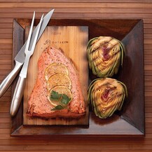 Outset Cedar Planks with Salmon
