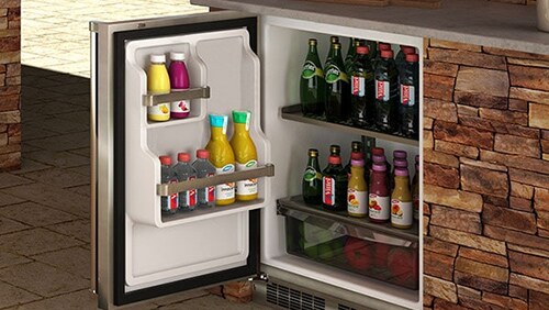 Refrigeration with beverages