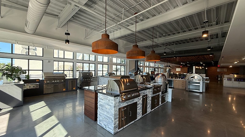 Inside the BBQGuys Atlanta Design Center Showroom