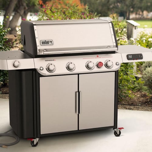 Weber freestanding smart gas grill