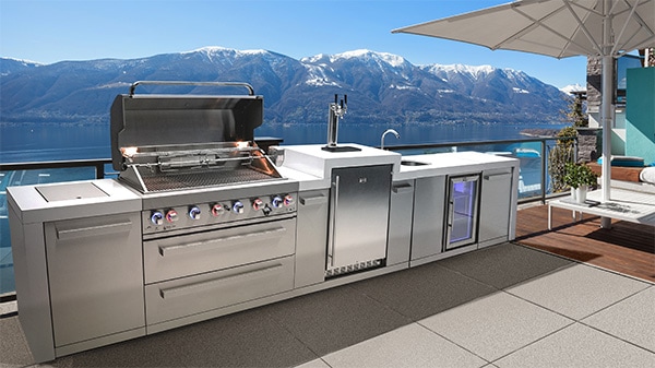 Modular Mont Alpi Outdoor Kitchen