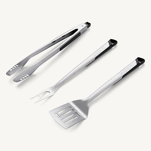 Drip EZ spatula, bbq fork, and bbq tongs