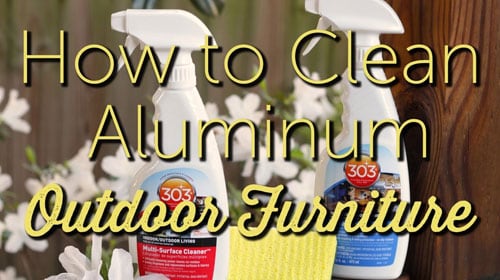 How to Clean Aluminum Outdoor Furniture
