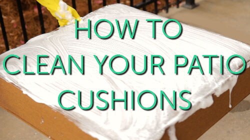 How to Clean Your Patio Cushions