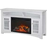White Electric Fireplaces