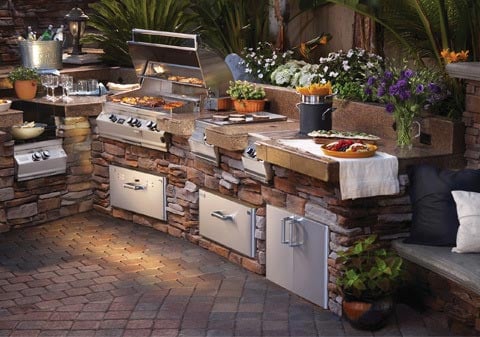 outdoor kitchen plans and designs : bbq guys