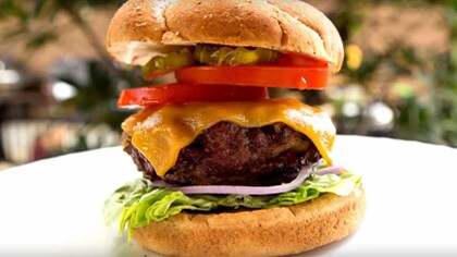 The Perfect Hamburger Recipe on a Kettle Grill