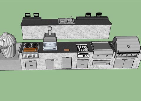 Cooking Enthusiast Sketch Up