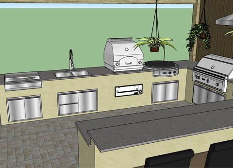 Cooking Enthusiast Sketch Up