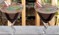Thin Mint Martini Recipe Video